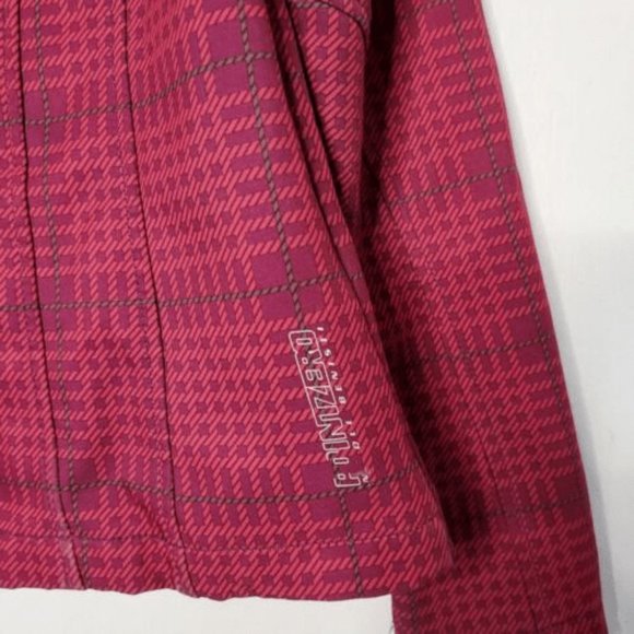 Point Zero Red Hooded Jacket Raincoat Windbreaker Size M - Picture 6 of 10